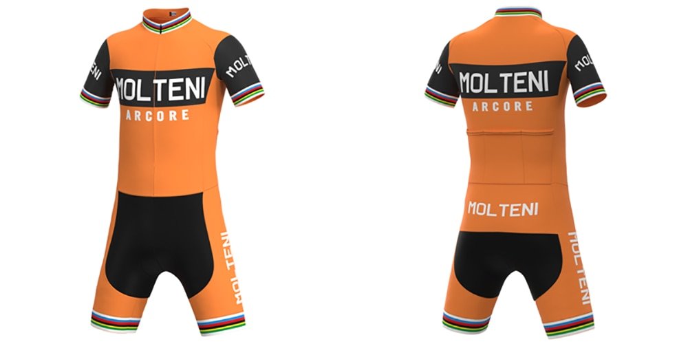 Molteni Arcore Retro Cycling Jersey Set