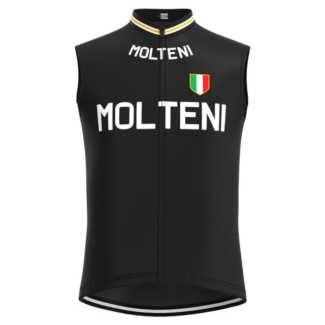 Molteni Black Retro Cycling Jersey Set