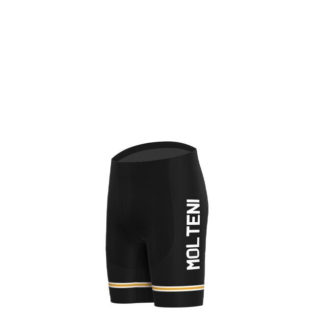 Molteni Black Retro Cycling Jersey Set