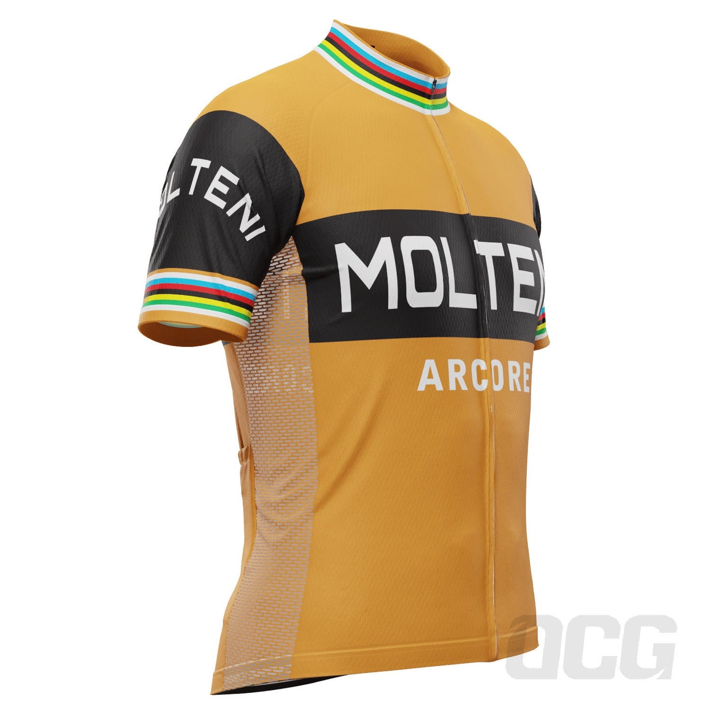 Men's Retro Molteni Classic Short Sleeve Cycling Jersey