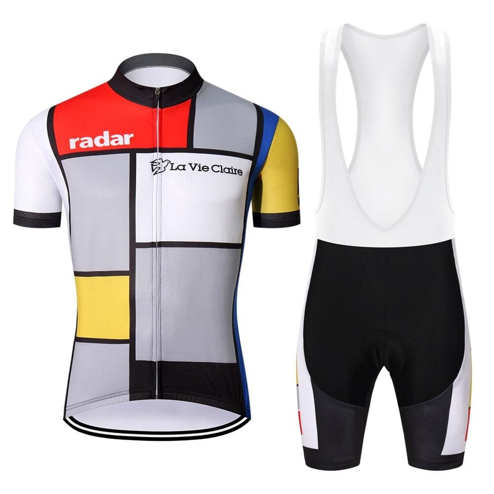 La vie Claire Retro Cycling Bib Shorts