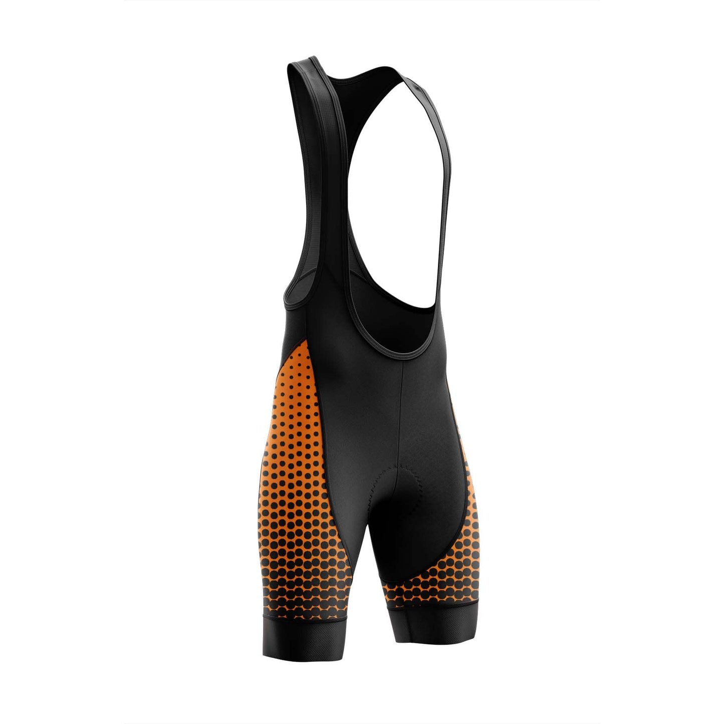 Orange Dots Cycling Bib Shorts