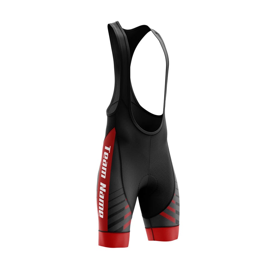 Custom Red Team Cycling Jersey and Bibs