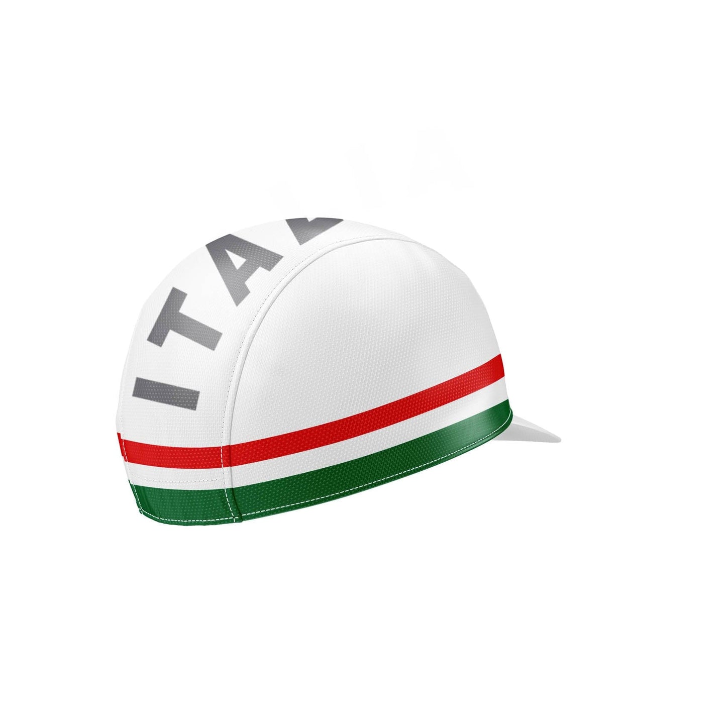 Italia White Cycling Cap