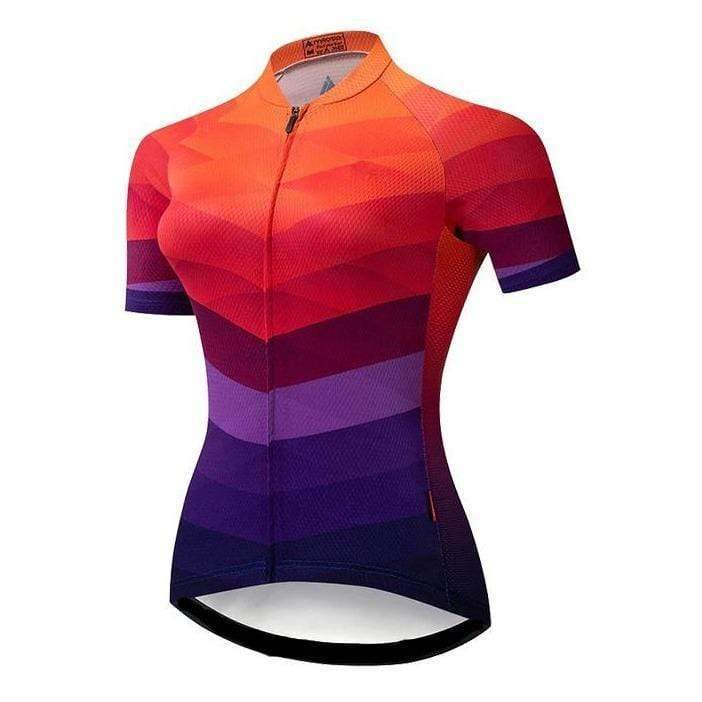 Women's Pink Patterns Cycling Jersey