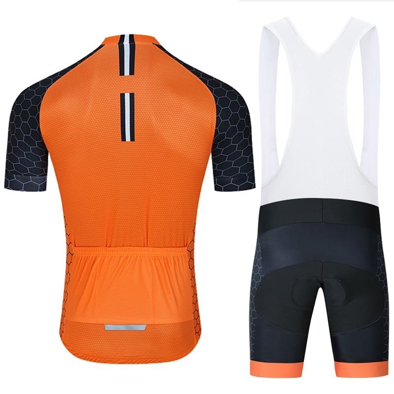 Men's Orange Pro Cycling Jersey or Bibs