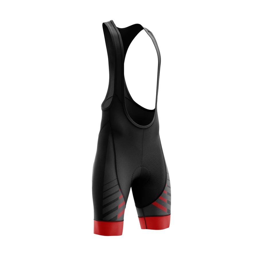 Men's Black Red Cycling Jersey or Bibs