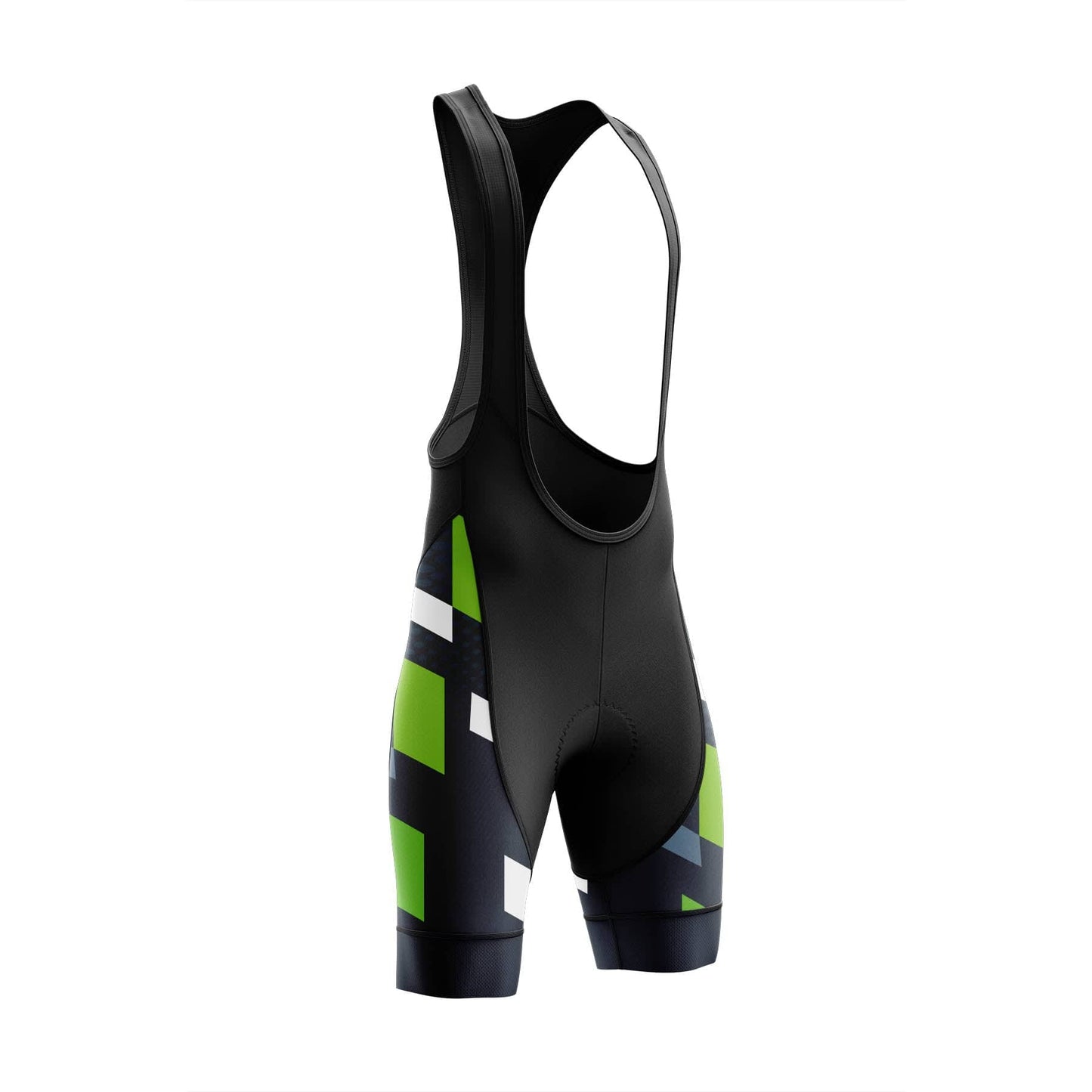 Men's Green Geo Cycling Jersey or Bibs