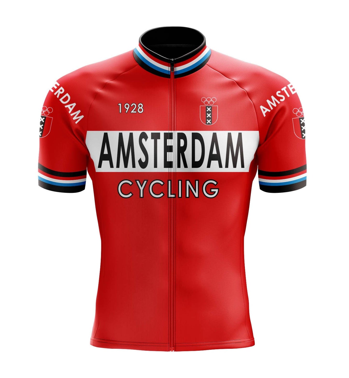 Amsterdam Red Cycling Jersey or Bibs