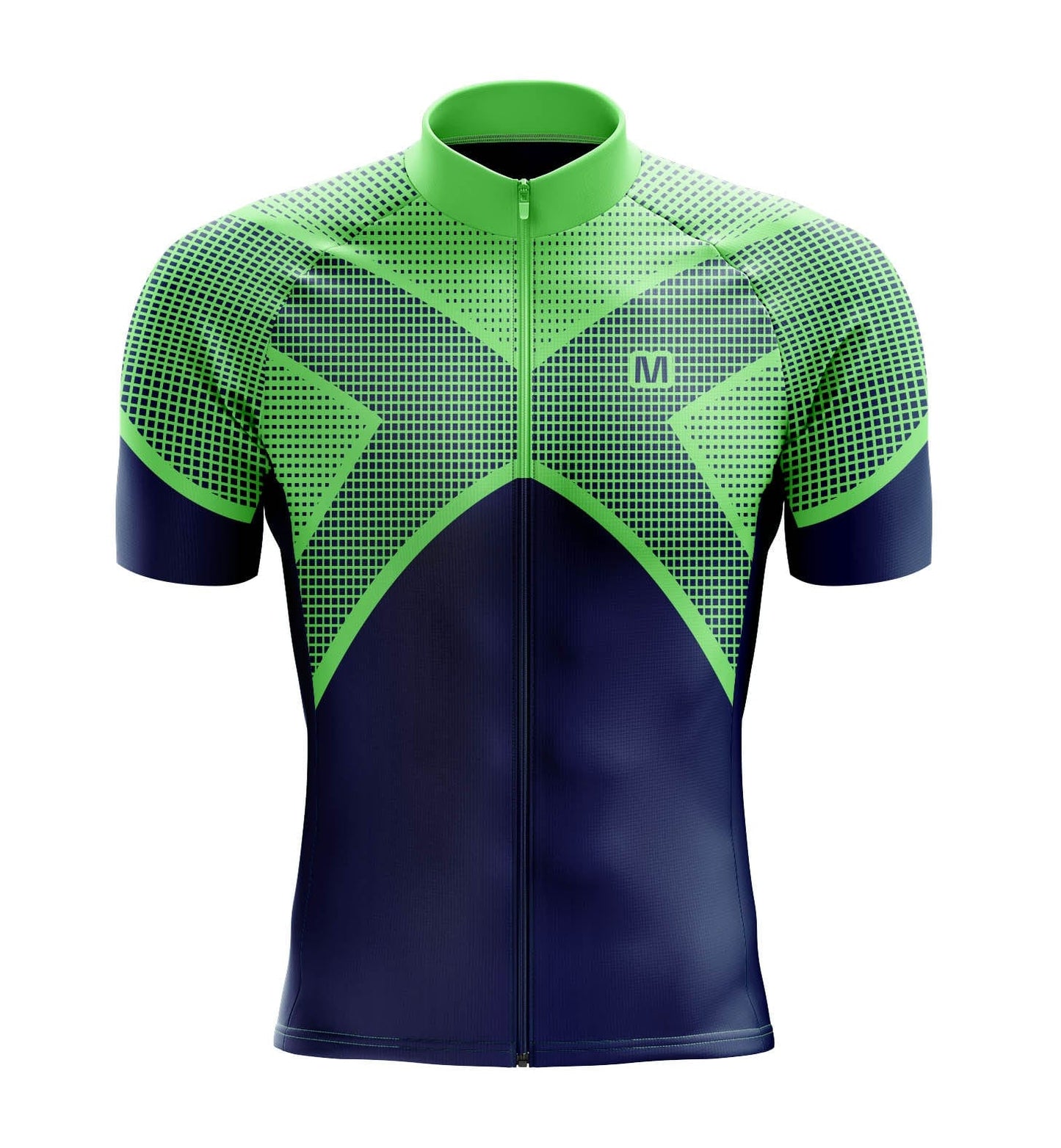 Men's Blue Green Cycling Jersey or Bibs