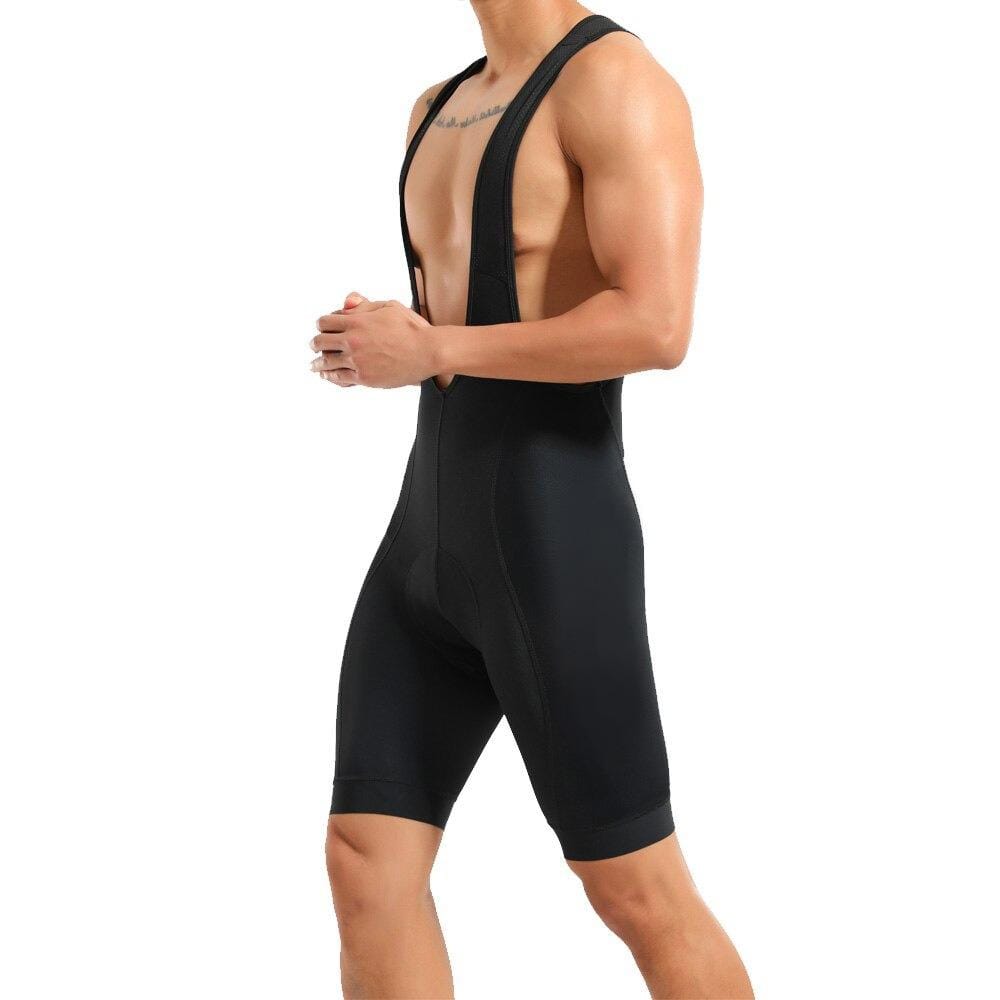 Men's Pro Band Black Gel Padded Bib Shorts