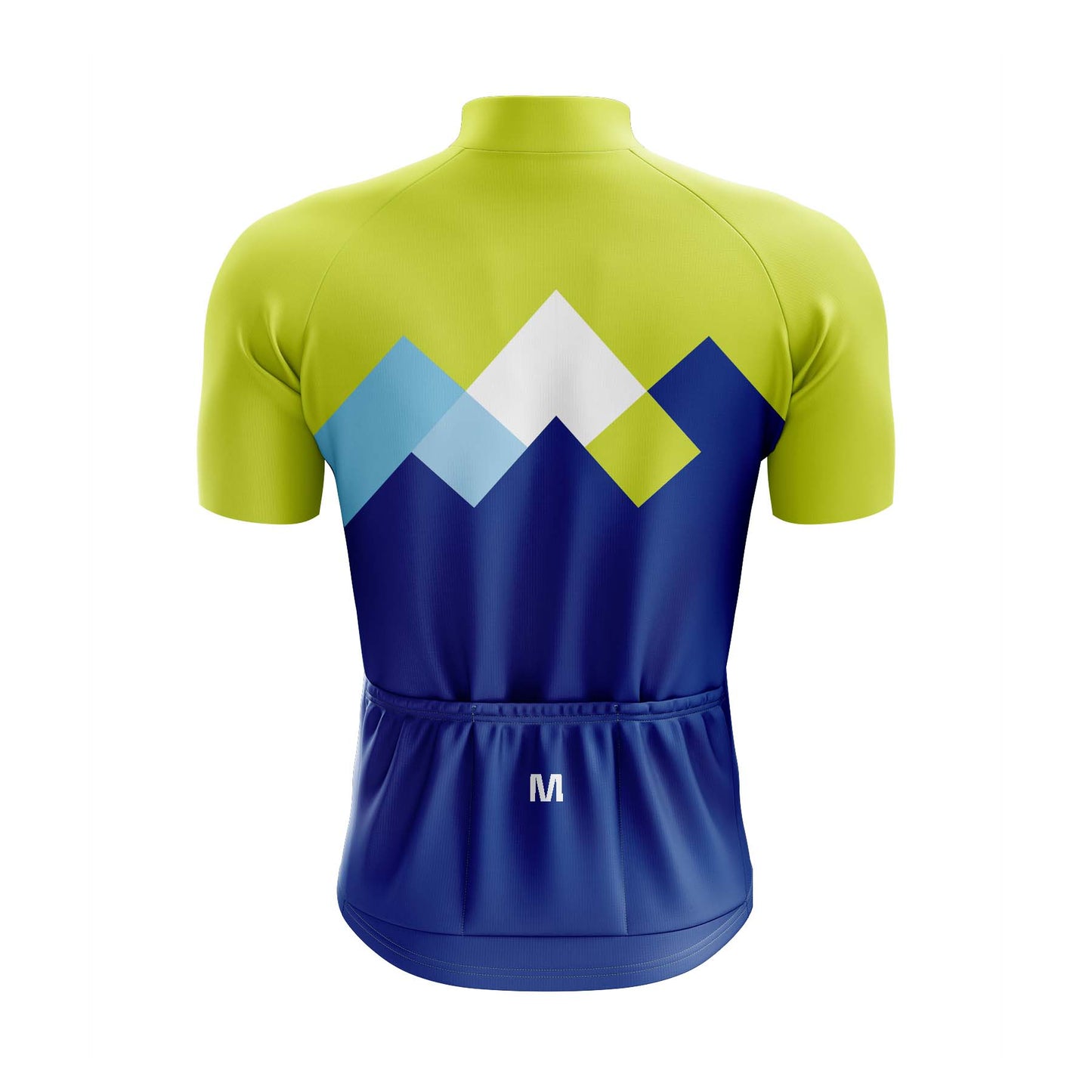 Green Blue Spin Cycling Jersey