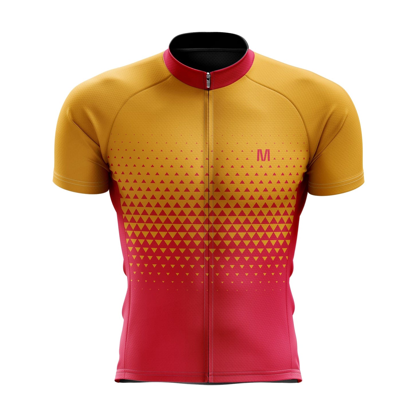 Men's Yellow Gradient Cycling Jersey or Bibs