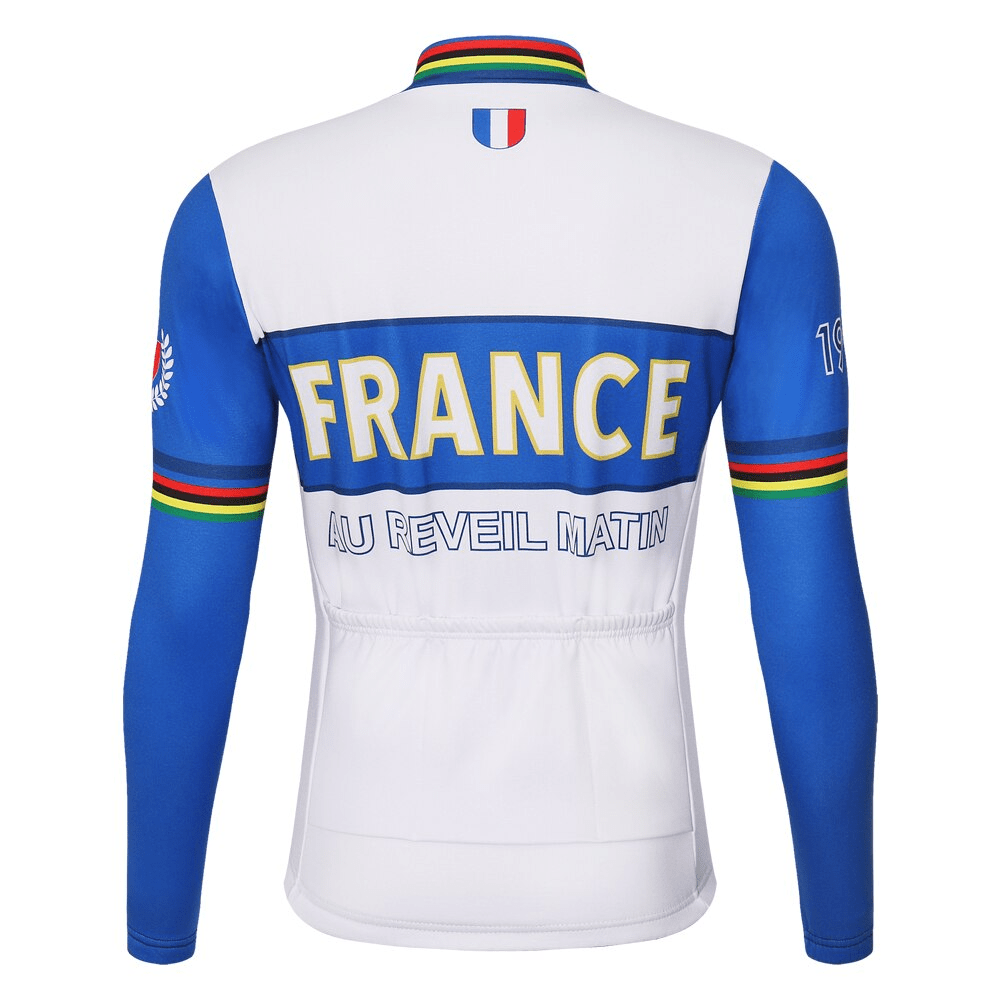 Men's France Long Sleeve Cycling Jersey