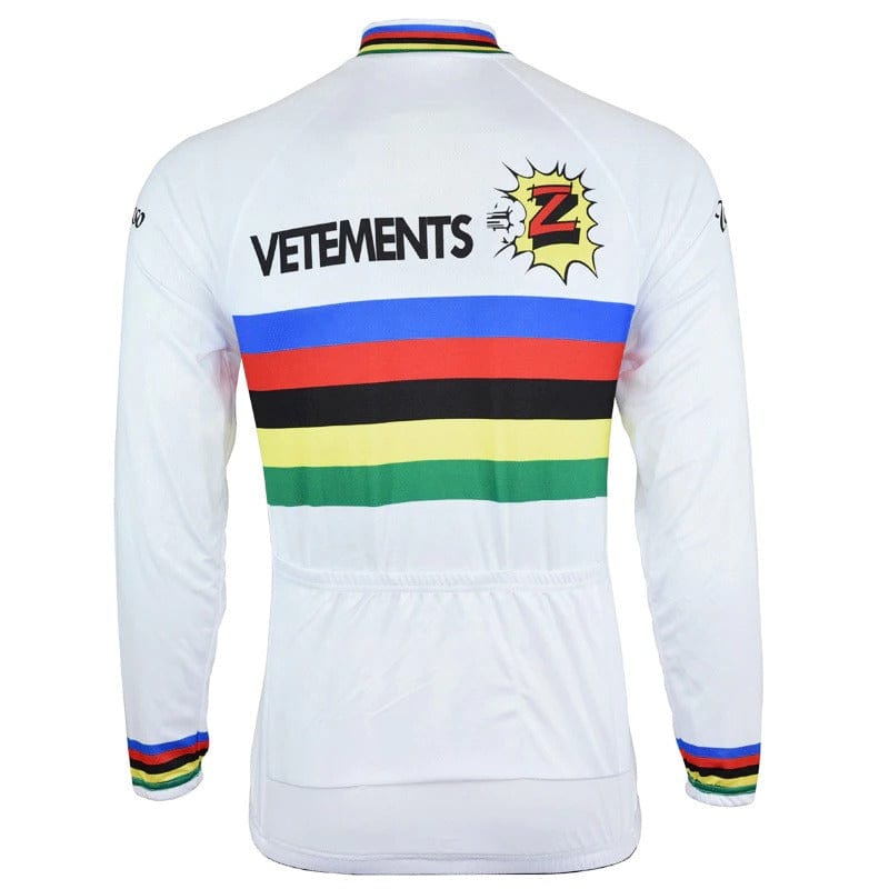 Vetements Retro Long Sleeve Cycling Jersey