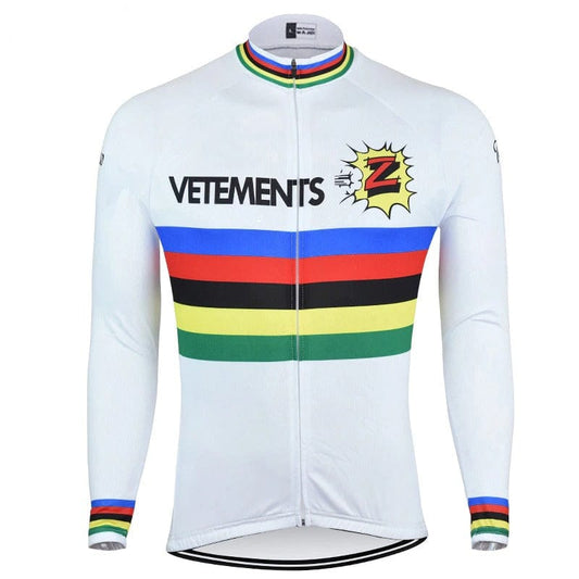 Vetements Retro Long Sleeve Cycling Jersey