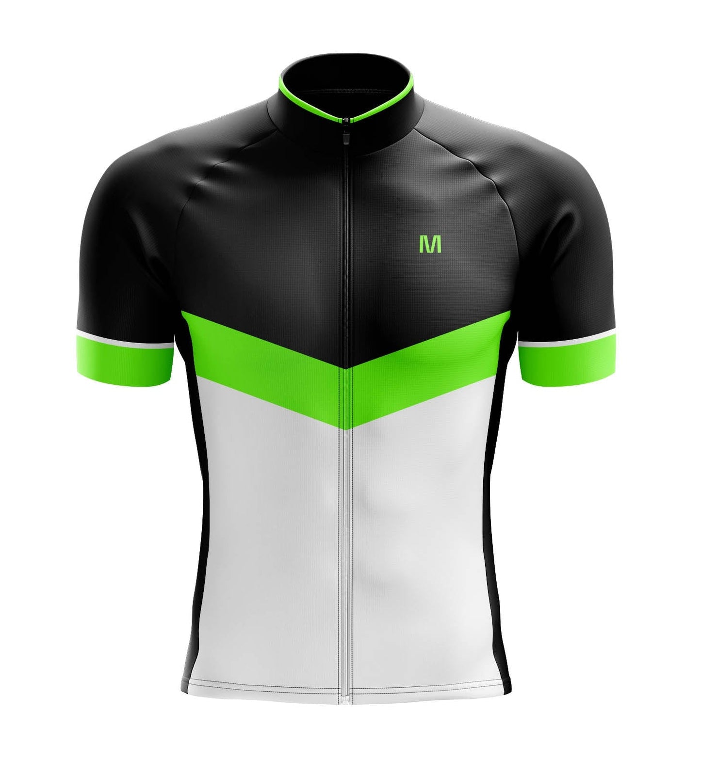 Men's Black Angle Cycling Jersey