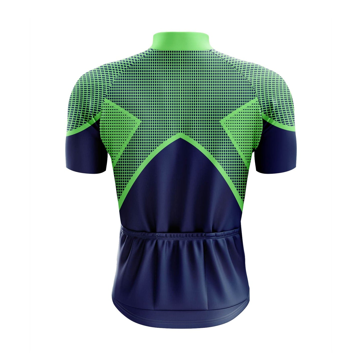 Men's Blue Green Cycling Jersey