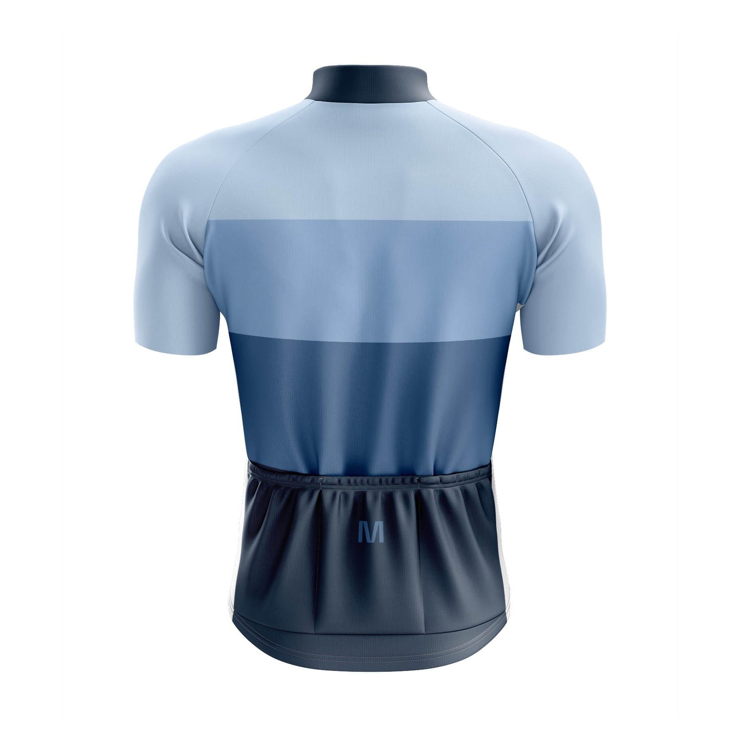 Men's Blue Match Cycling Jersey