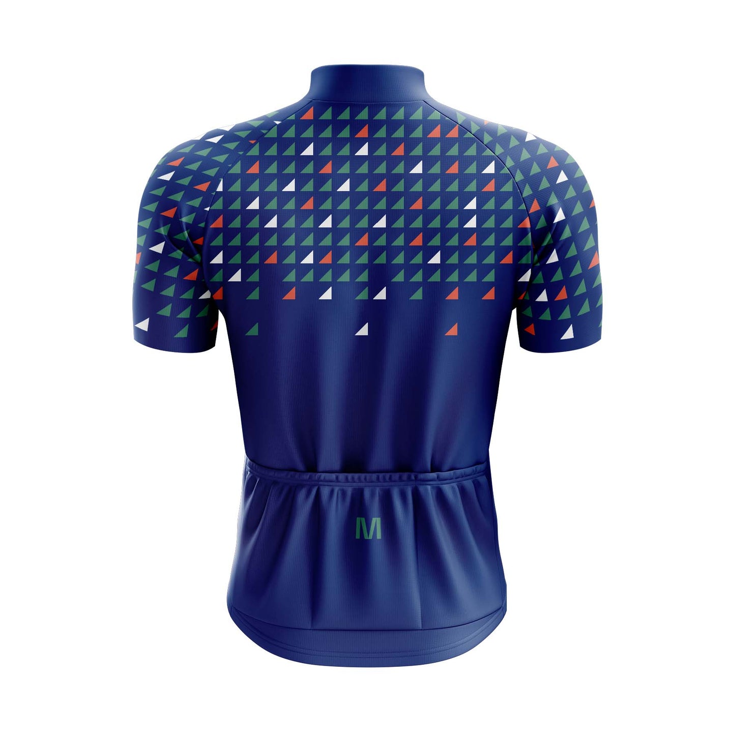 Men's Blue Triangles Cycling Jersey