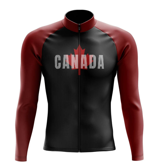 Men's Canada Long Sleeve Cycling Jersey
