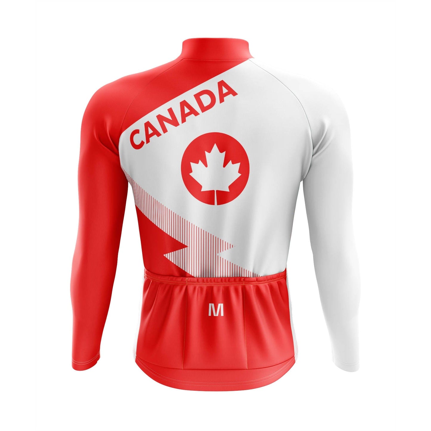 Men's Canada Team Long Sleeve Cycling Jersey