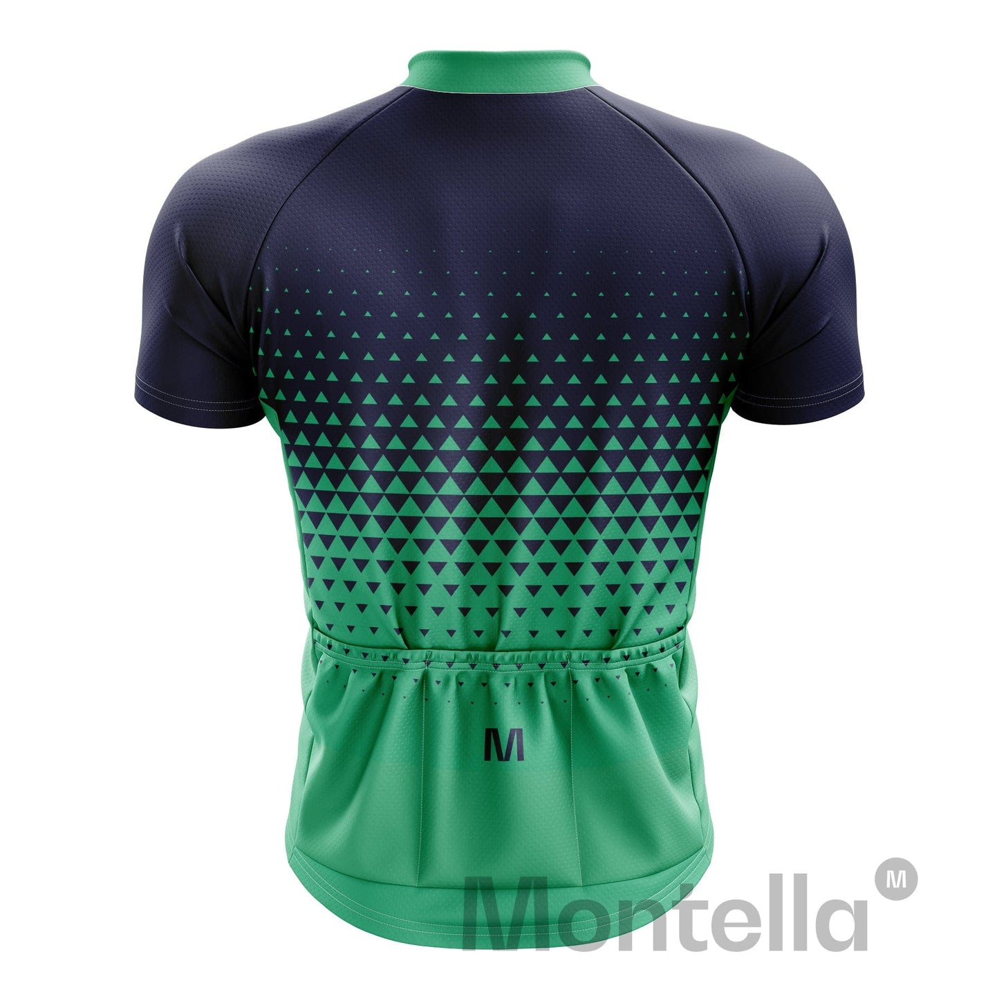 Men's Green Blue Gradient Cycling Jersey or Bibs