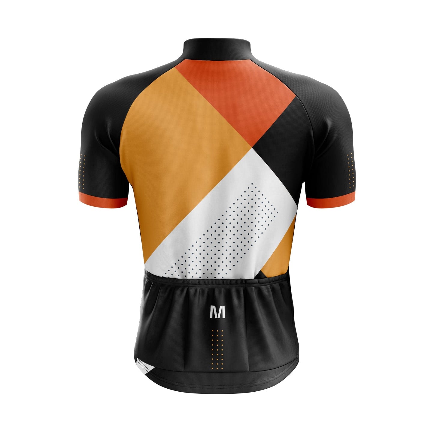 Men's Orange Flex Cycling Jersey