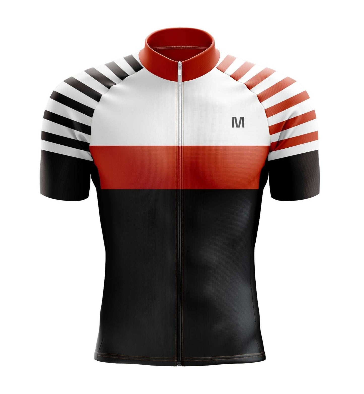 Men's Orange Wheelie Cycling Jersey