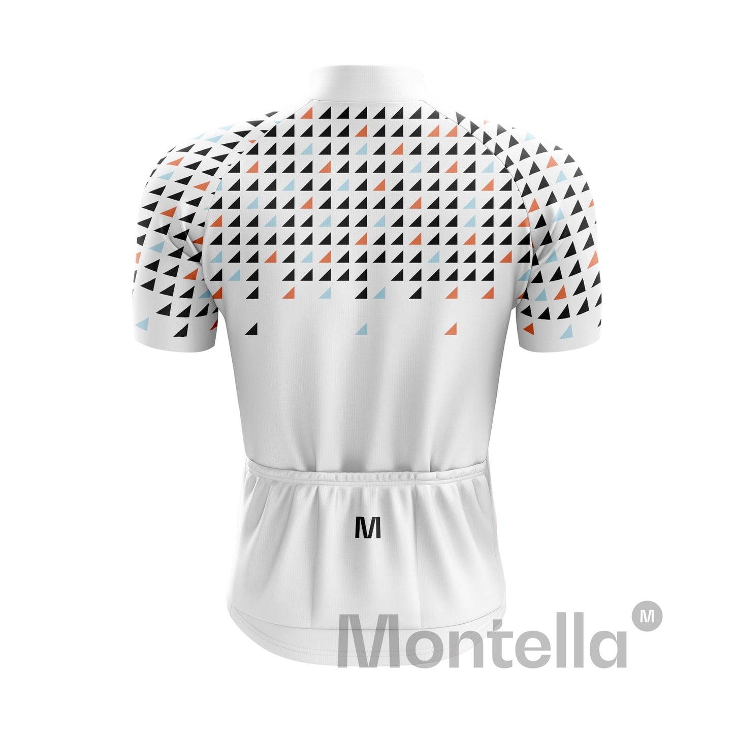 Men's White Cycling Jersey