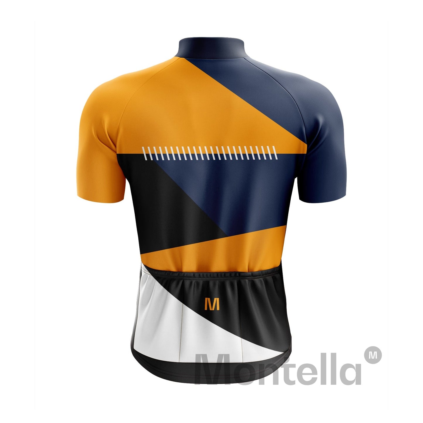 Men's Yellow Side Cycling Jersey