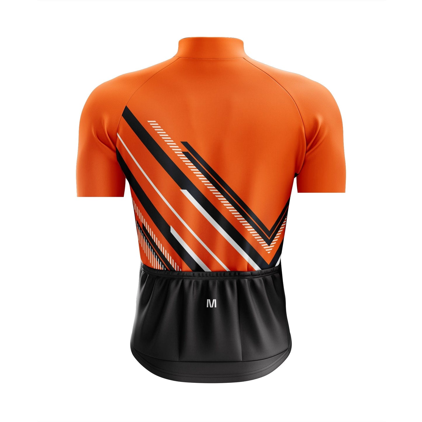 Men's Orange Speed Cycling Jersey