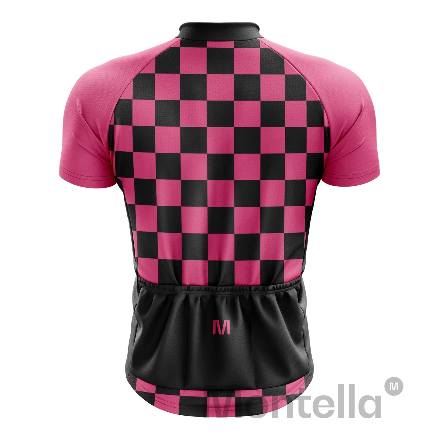 Men's Pink Squares Cycling Jersey
