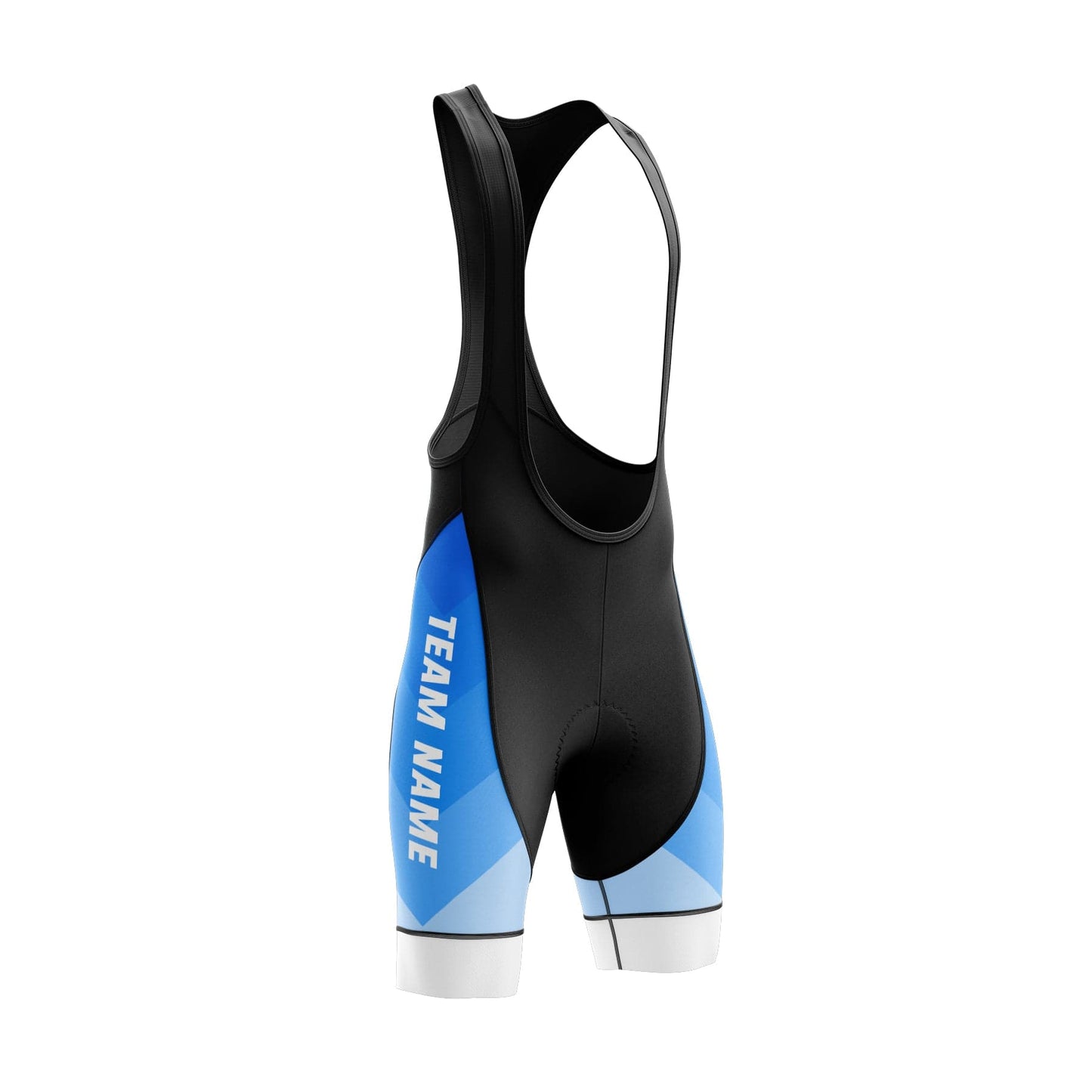 Custom Blue Team Cycling Jersey and Bibs