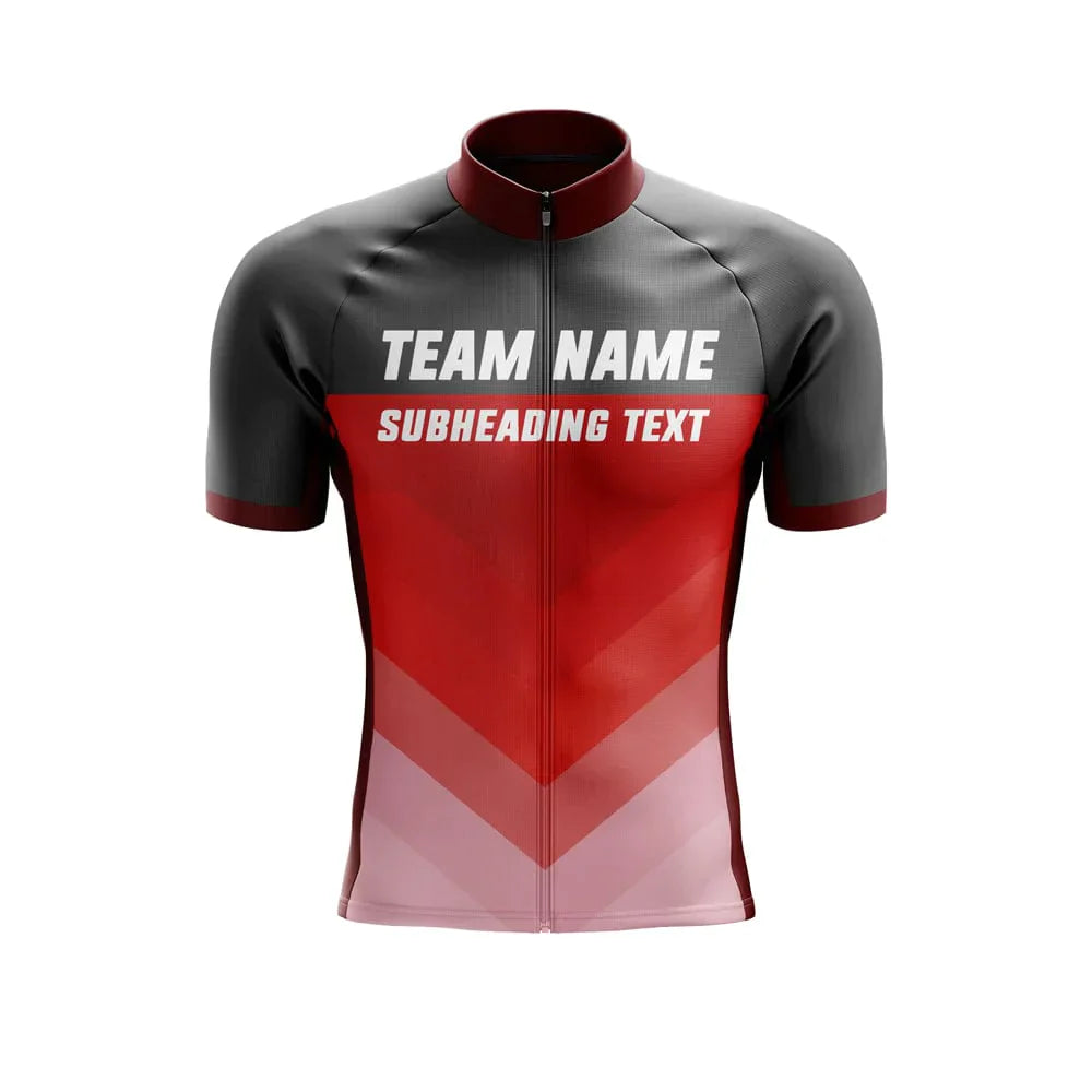 Custom Red Team Cycling Jersey and Bibs