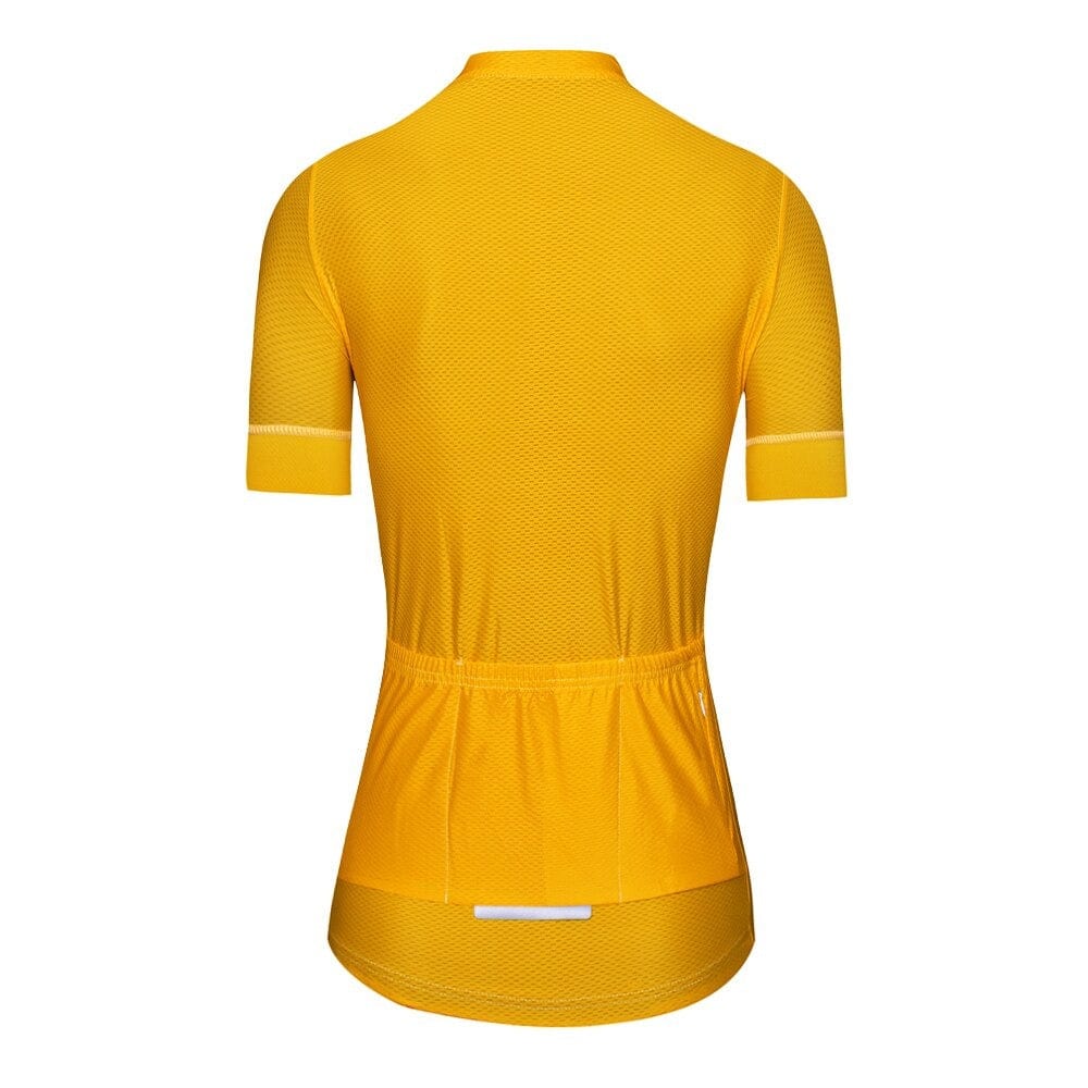 Women's Yellow Cycling Jersey