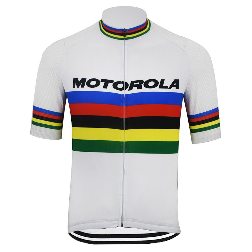Motorola World Champion Retro Cycling Jersey - Armstrong