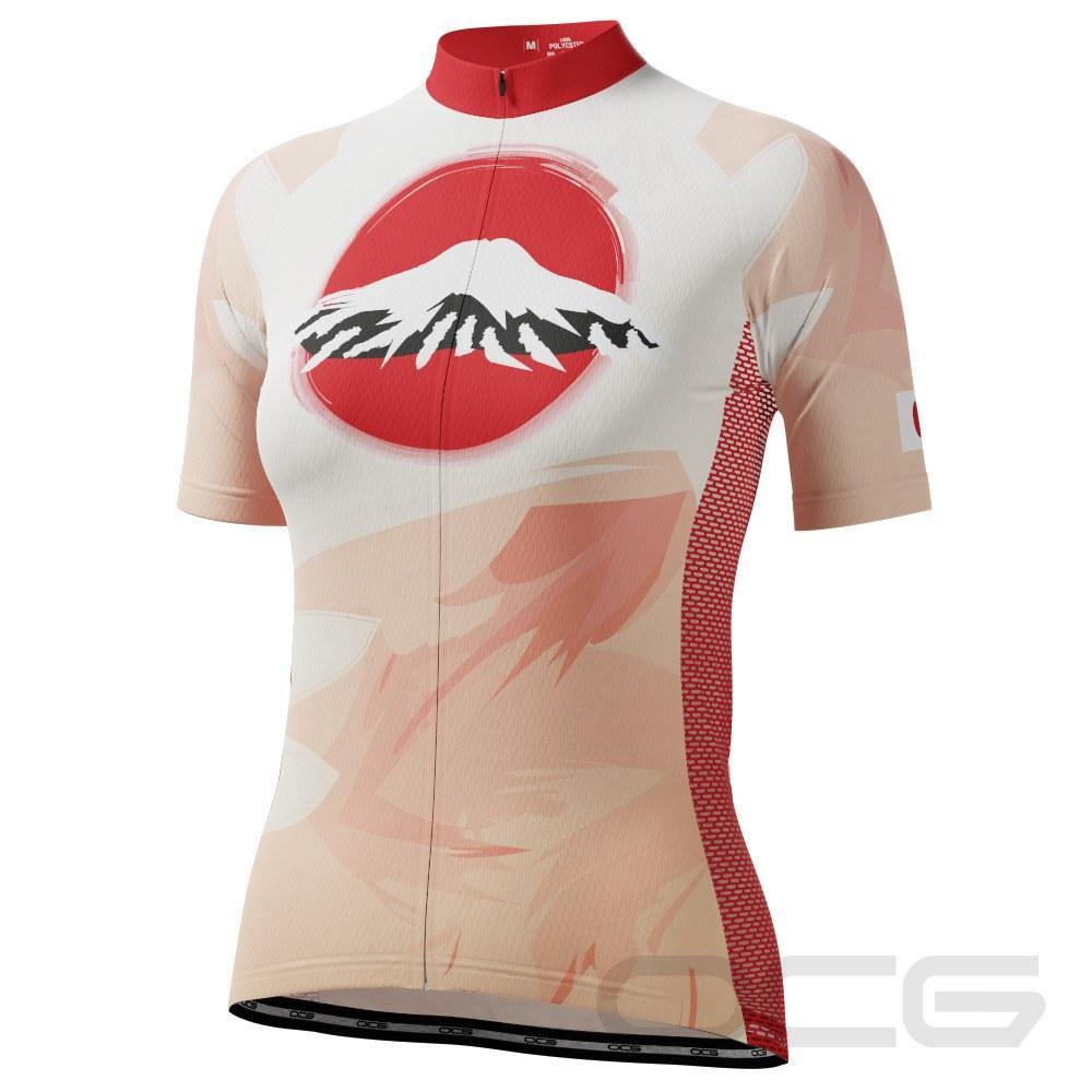 Women's Mount Fuji Short Sleeve Cycling Jersey