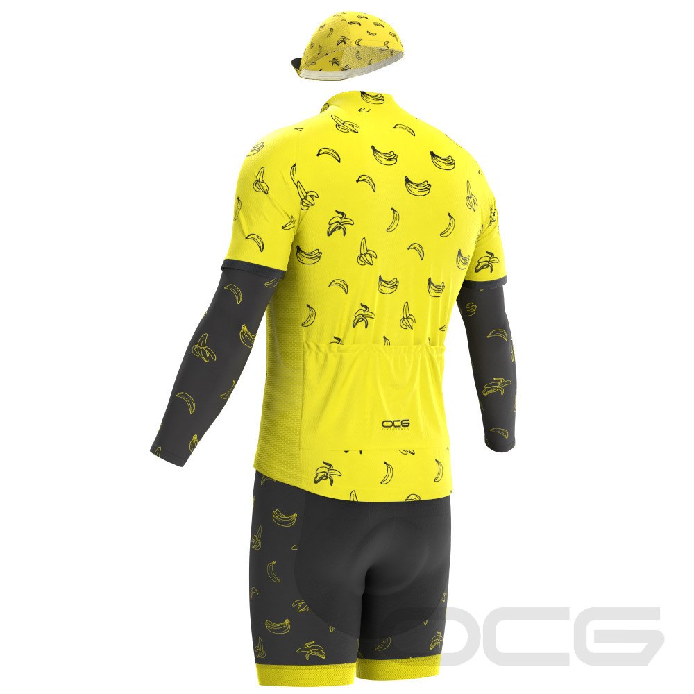 Men's Must Be Bananas 4 Piece Cycling Kit