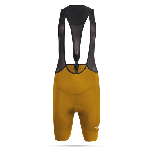 Women Bib Shorts Mustard
