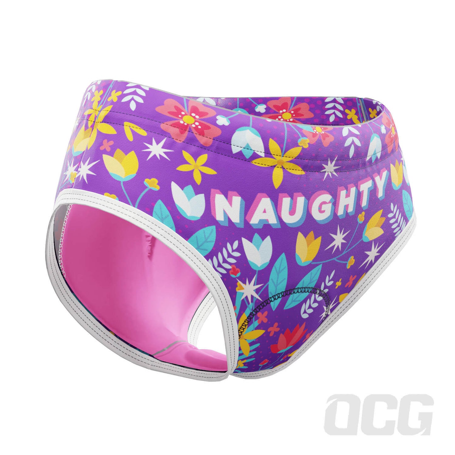 Women's Naughty But Nice Gel Padded Cycling Underwear-Briefs