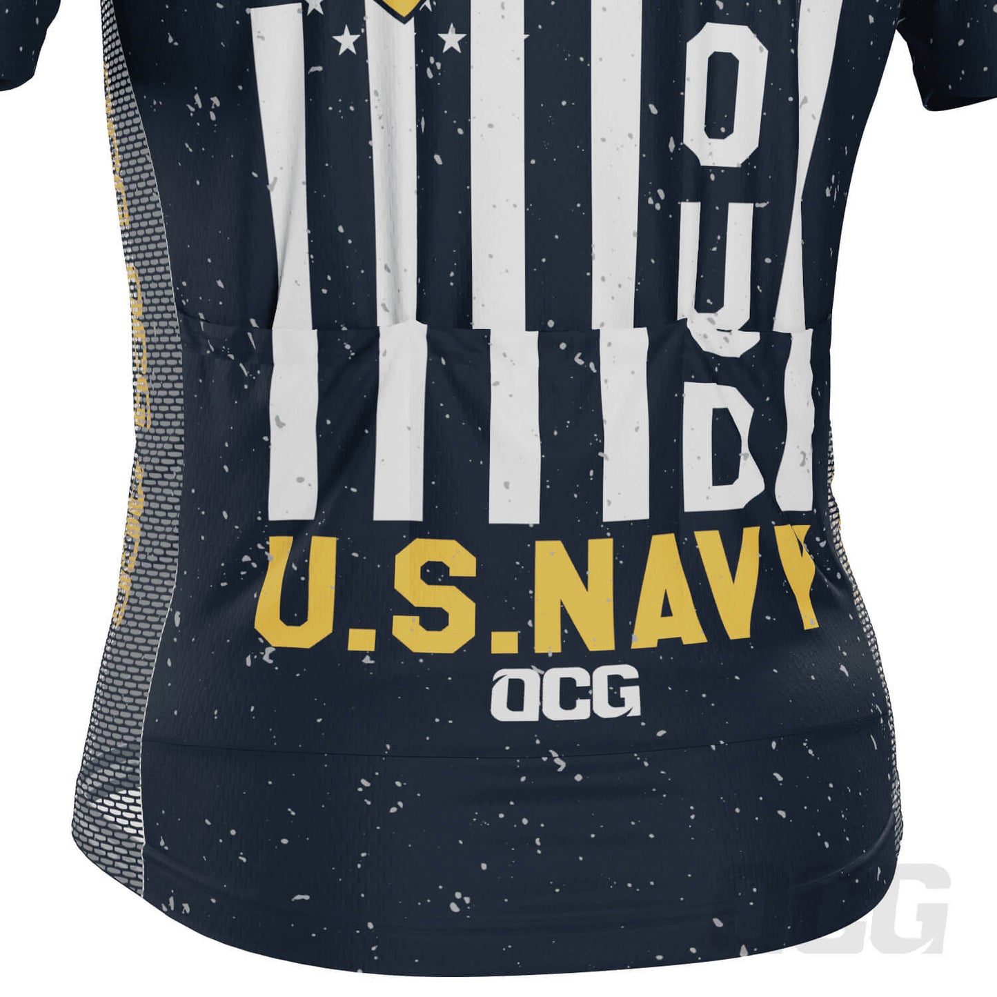 Men's USAF Navy Proud Short Sleeve Cycling Jersey