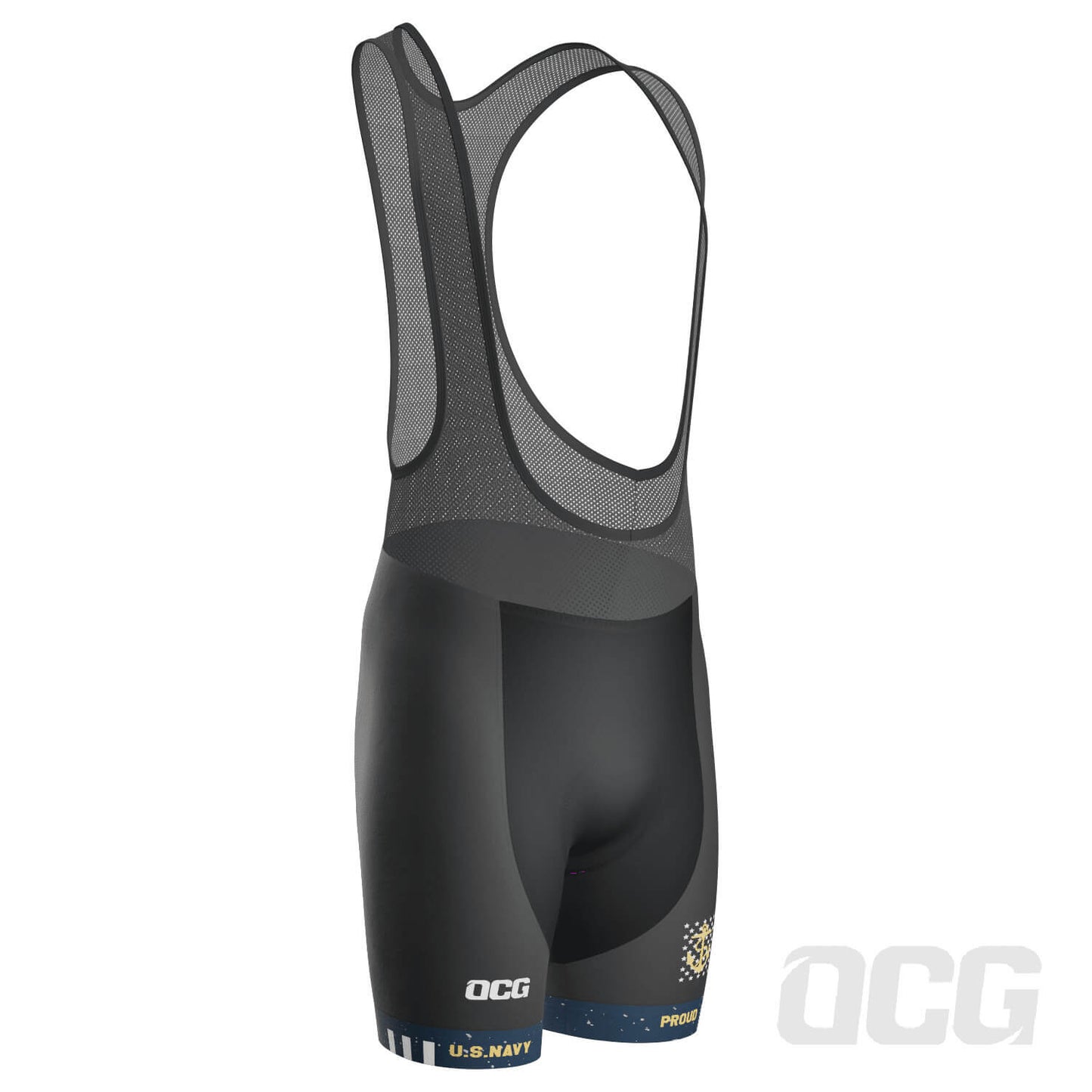Men's USAF Navy Proud Gel Padded Cycling Bib