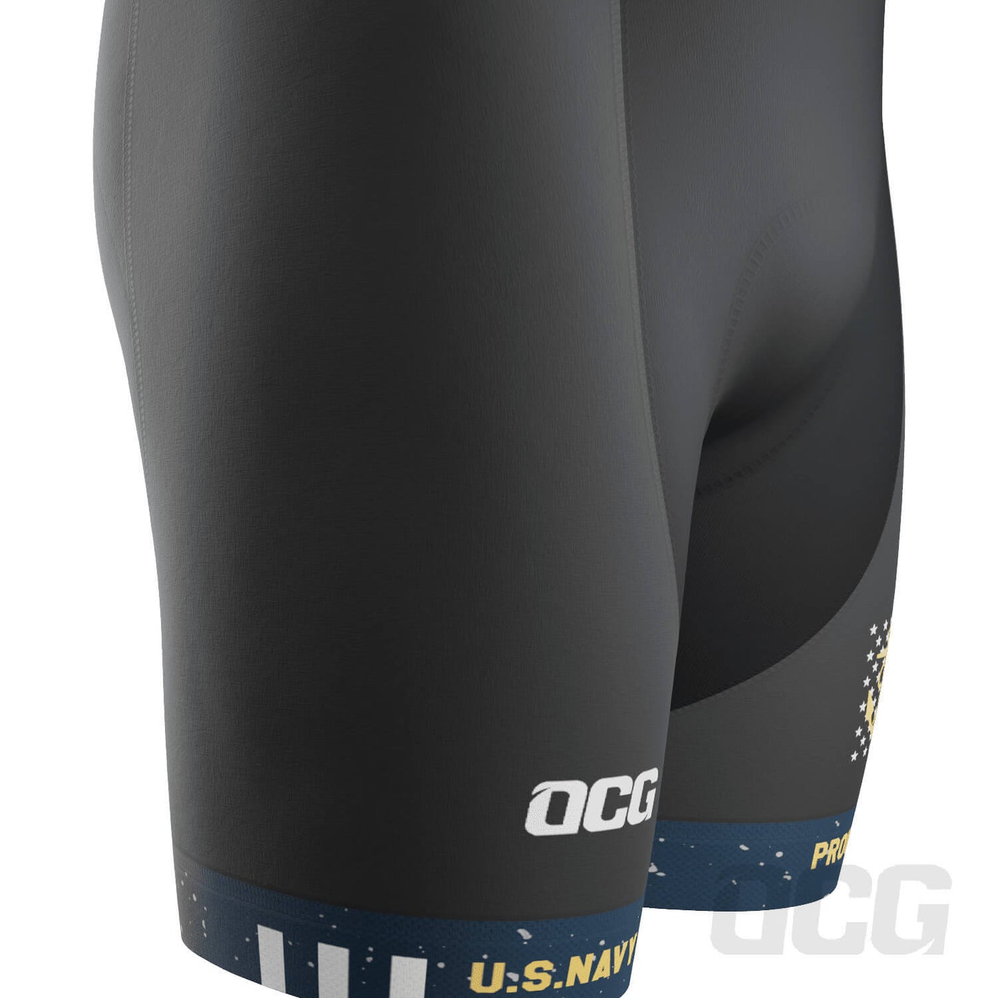 Men's USAF Navy Proud Gel Padded Cycling Bib