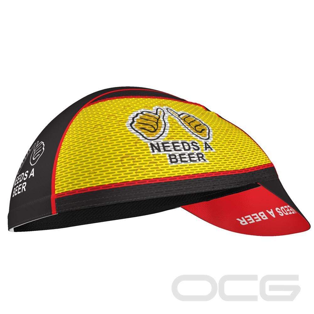 Unisex This Guy Needs a Beer Quick Dry Cycling Cap