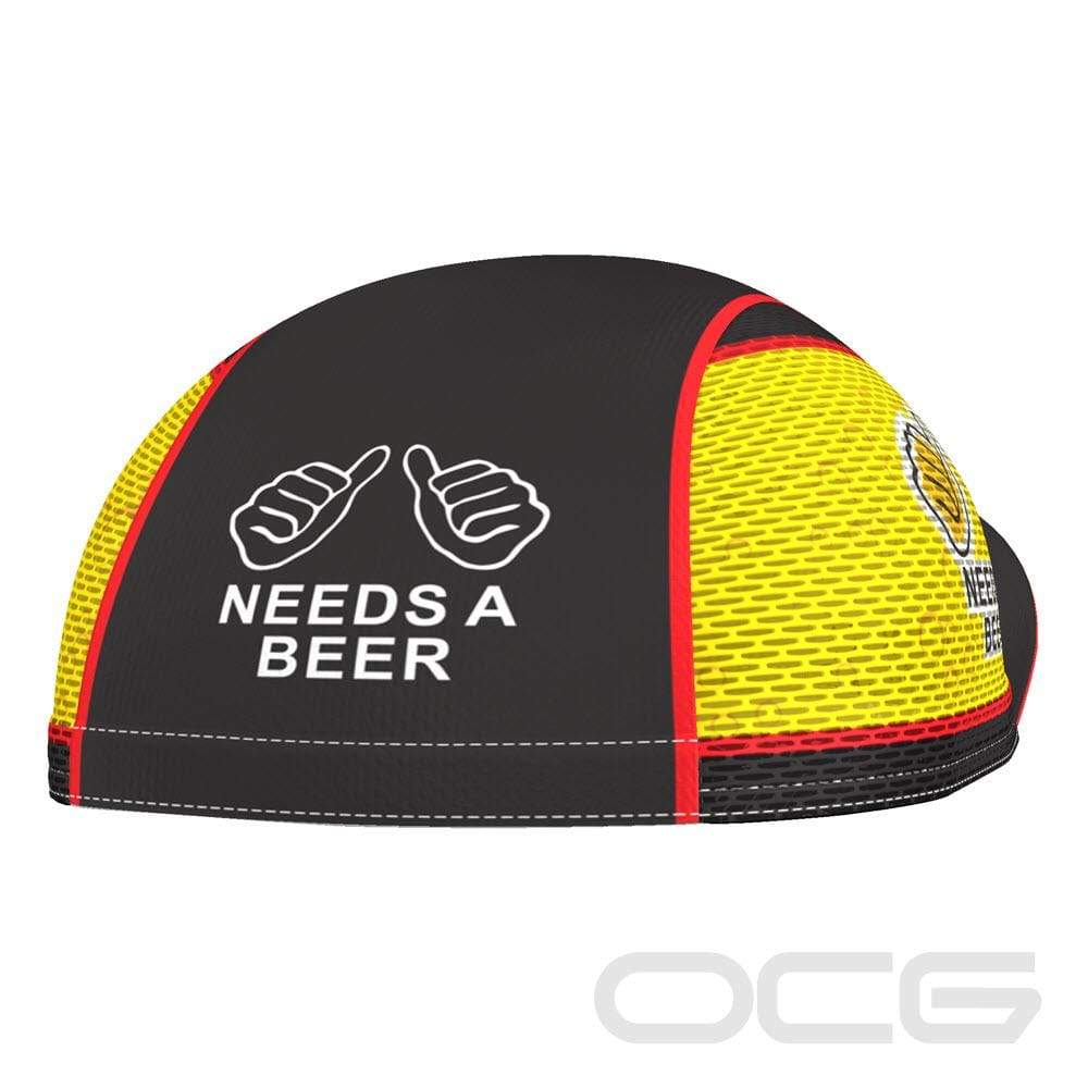 Unisex This Guy Needs a Beer Quick Dry Cycling Cap