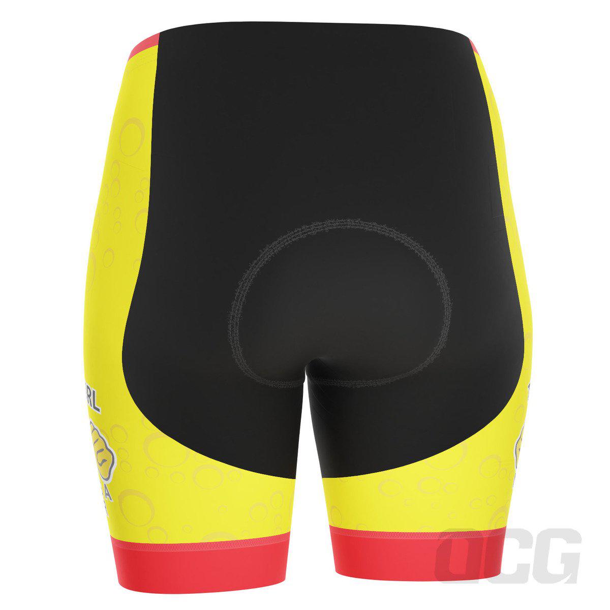 Women's This Girl Needs a Beer Gel Padded Cycling Shorts