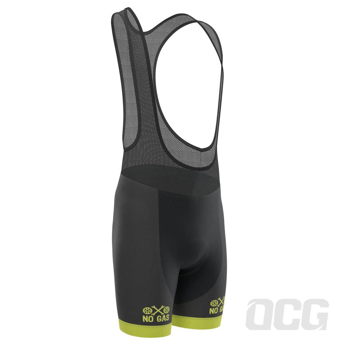 Men's No Gas Pollution Free Gel Padded Cycling Bib