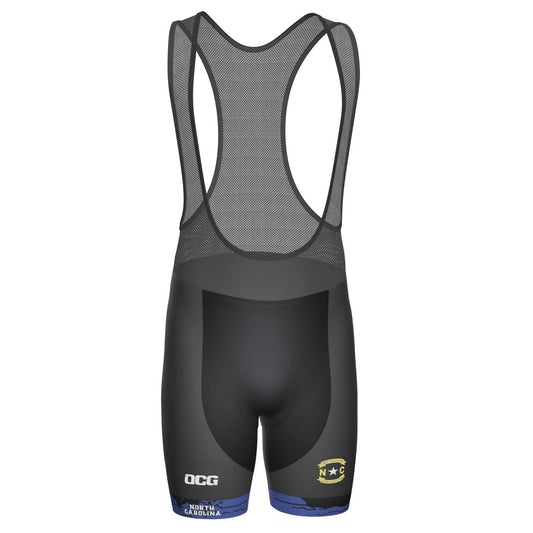Men's North Carolina US State Icon Gel Padded Cycling Bib