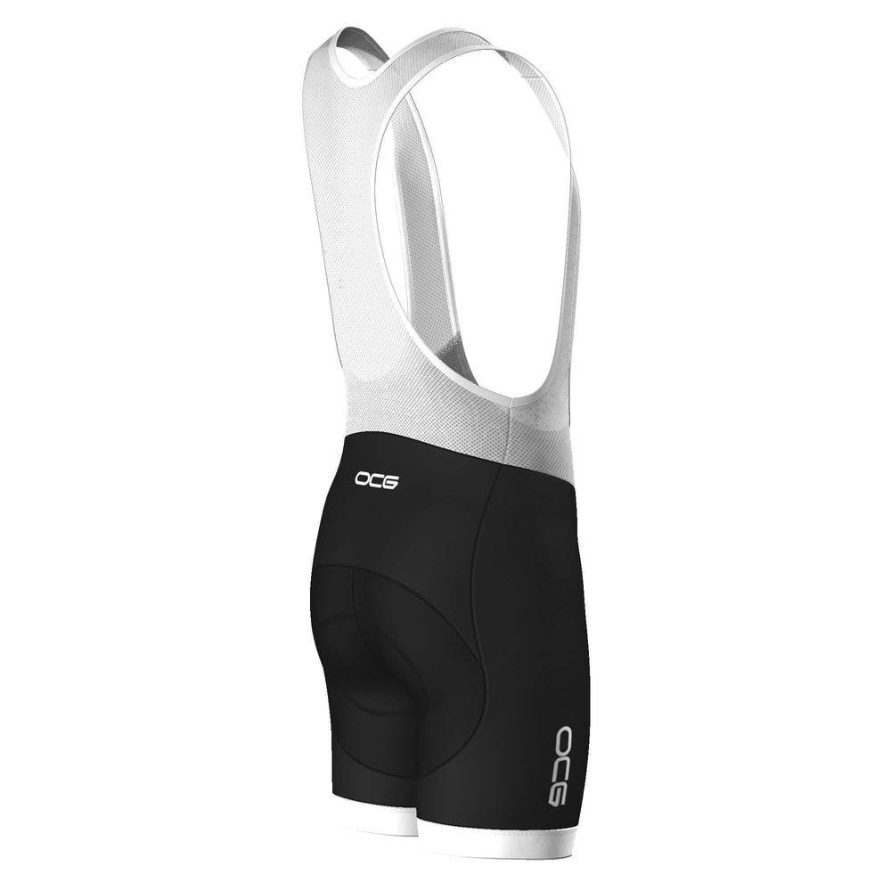 Men's OCG Classic White Band Gel Padded Cycling Bib
